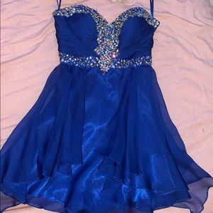 Royal Blue Homecoming Dress